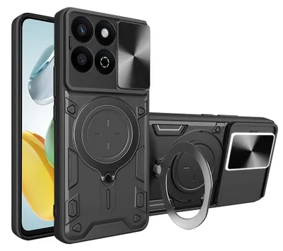 Zdjęcie produktu dla Techsuit CamGuard Pro etui do Honor 200 Smart / X7c – czarne