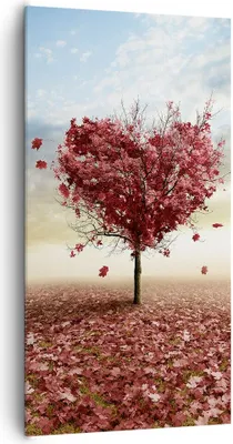 Produktbild von Bild auf Leinwand - Leinwandbild - Abstraktion Herbst Baum Blatt - 65x120cm - Wand Bild - Wanddeko - Leinwanddruck - Bilder - Kunstdruck - Wanddekoration - Leinwand bilder - Wandkunst - PA65x120-2609