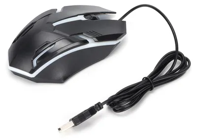 Image de Souris filaire Port USB Gaming Office Business Luminous Optical Computer AccessoriesNoir