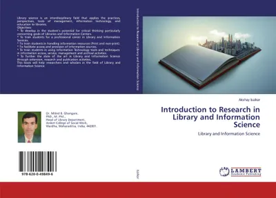 Produktbild von Introduction to Research in Library and Information Science