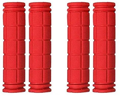 Productafbeelding van Ibenzoa® siliconen fietshandvatten, antislip, Ø 22 mm x 115 mm – Set van 2, zacht en ergonomisch voor mountainbike, BMX, verkrijgbaar in verschillende kleuren