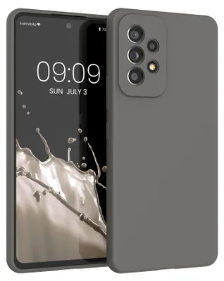 Produktbild von kwmobile Handyhülle für Samsung Galaxy A53 5G Hülle - Case Silikon - Kabelloses Laden - Schutzhülle Cover in Stone Dust