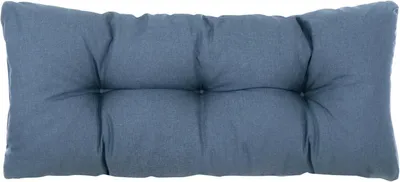Produktbild von Best Wool rückenlehne für palettenkissen, wetterfestes europaletten polster mit Polyurethanflockfüllung – dunkelblau 60x40 cm
