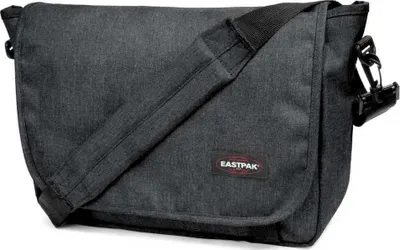 Produktbild von Eastpak Jr Black Denim, Schultertasche, Reißverschluss, 2 Taschen, 2 Taschen, Erwachsener, Schwarz