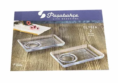 Produktbild von Pasabahce ELYSIA 54901 Untersetzer Teller im 2er Set