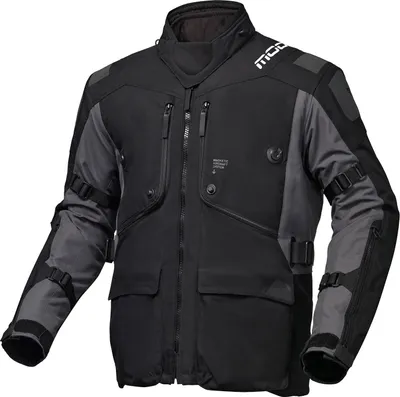 Produktbild von Modeka Aeris II Textiljacke Schwarz / Dunkelgrau XL