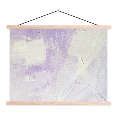 Produktbild von MuchoWow® Textilposter Abstrakt - Malerei - Design 60x45 cm mit holzfarbenen Rahmen - Bild