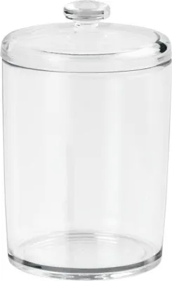 Obrázok produktu pre Plastový zásobník – úložná krabica s vekom – priehľadná – 838 x 838 x 1295 cm