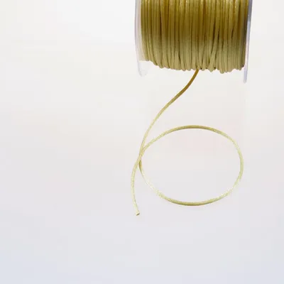 Produktbild von Seidenkordel gold - 2 mm Breite auf 100 m Rolle - 29031 010-R 002