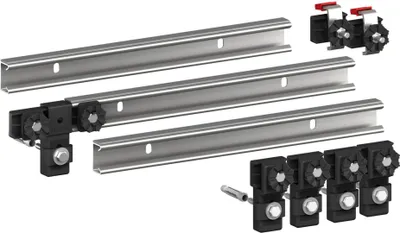 Obrázek produktu pro Mepa vanové lišty ocel/akryl 3 kusy 700mm