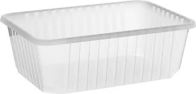 Produktbild von 50x Rechteckschalen klar 1000 ml (PP)