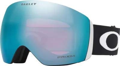 Productafbeelding van Oakley Flight Deck PRIZM, één lens, beige, polycarbonaat, heren, bolle lens, zwart, grijs