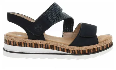 Produktbild von Rieker Damen-Sandalette Pazifik-Blau, Farbe:blau, EU Größe:39