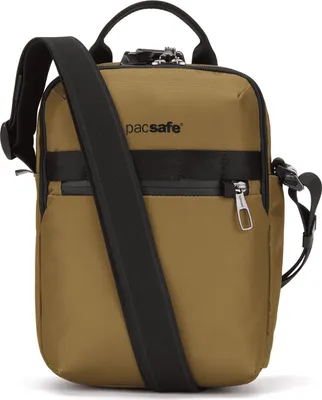 Zdjęcie produktu dla Saszetka na ramię antykradzieżowa z RFiD Pacsafe Metrosafe X - brązowa