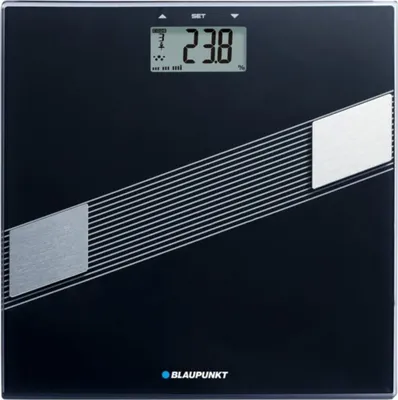 Produktbild von Blaupunkt BSM411, Elektronische Personenwaage, 150 kg, 100 g, Schwarz, Rechteck, Tasten
