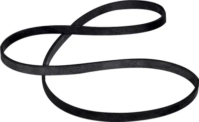 Produktbild von WESCO Synthetikband zur Müllbeutelbefestigung, schwarz / Befestigungsband