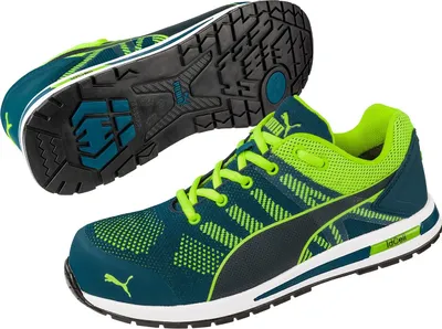Zdjęcie produktu dla PUMA® 10010292217034 PUMA® Herren S1P Sicherheitsschuhe "ELEVATE KNIT GREEN LOW" URBAN PROTECT blau Größe 40