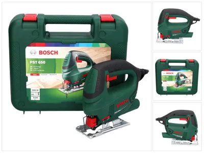 Zdjęcie produktu dla Bosch PST 650, Górny uchwyt, Czarny, Zielony, 45°, Stal, 3100 spm, 6,5 cm