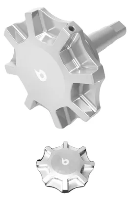 Produktbild von Servolenkungsbehälterdeckel, Aluminiumkonstruktion, kompatibel mit Luxusfahrzeugmodellen, Silber