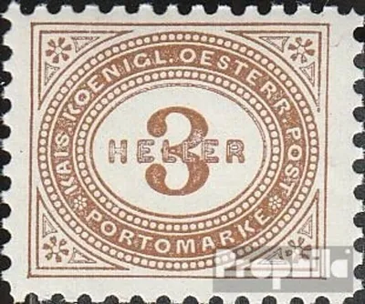 Produktbild von Briefmarken Österreich 1900 Mi P24C gezähnt L 10 1/2 postfrisch Portomarken