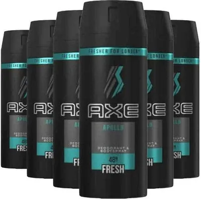 Produktbild von Axe 6x Axe Deospray - Apollo 150 ml