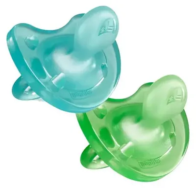 Produktbild von Chicco 00002734210000 Physio SOFT 12M+ Silikon-Schnuller, BPA-frei