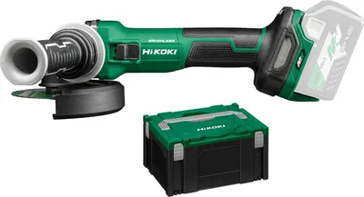 Immagine prodotto di HiKOKI G3613DVE 36V 125mm smerigliatrice angolare a batteria, smerigliatrice da taglio, smerigliatrice con interruttore a slitta