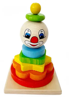 Produktbild von HESS Stapelturm Clown Lernspielzeug