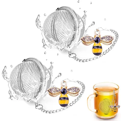 2 Tee-Eier aus Edelstahl für Tassen und Kannen