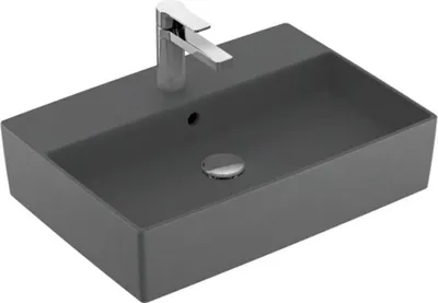 Produktbild von V&B Aufsatzwaschtisch Memento 2.0 Hahnl., m ÜL, graphite C-plus, 60x42cm