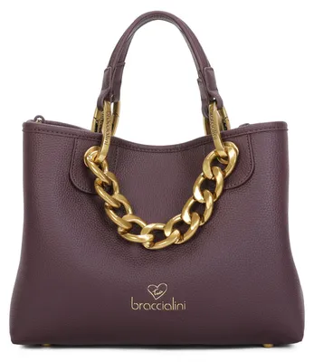 Immagine prodotto di Braccialini Beth Jewels Borsa a mano di medie dimensioni in colore bordeaux, con