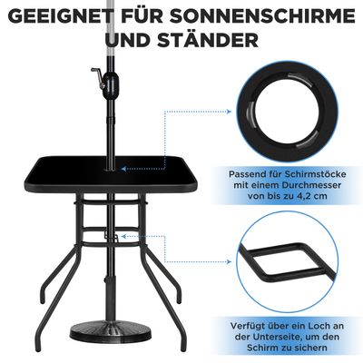 Gartentische mit Schirmloch günstig online kaufen Kaufland.de