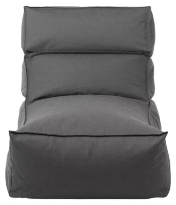 Zdjęcie produktu dla Blomus Lounger L Stay, fotel wypoczynkowy, leżak, włókno syntetyczne, tworzywo sztuczne, kolor węglowy, 80 x 80 x 150 cm, 62039