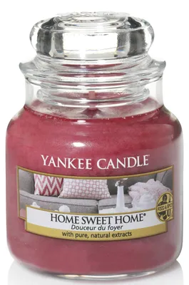 Duftkerze Sweet Home, kleine Glas-Kerze, 104 g, 25–40 h Brenndauer