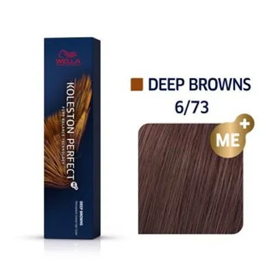 Obrázok produktu pre Wella Koleston Perfect ME+ Deep Browns, Hnedá, 6/73, Ženy, 60 ml, Všetky typy vlasy, Lesk