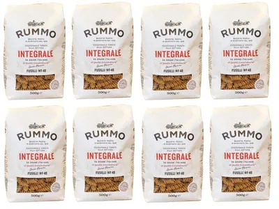 Produktbild von 8er-Pack Rummo Pasta Fusilli Integrali N°48,Vollkornnudeln Nudeln Vollkorn Italienische Pasta 500g