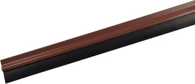 Produktbild von Türbodendichtung 100cm Bürstendichtung Gummidichtung Türdichtung Zugluftstopper, Modell:75028-Gummi braun