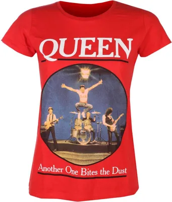 Obrázek produktu pro Queen One Bites The Dust Red M Dámské Tričko
