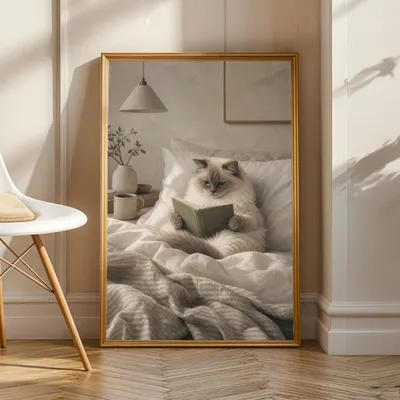 Ragdoll-Katze, Katzenposter, Produktansicht 1