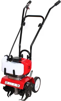 Produktbild von Motorhacke Benzin | Gartenfräse mit 2-Takt-Motor | Bodenhacke klein | Grubber & Kultivator