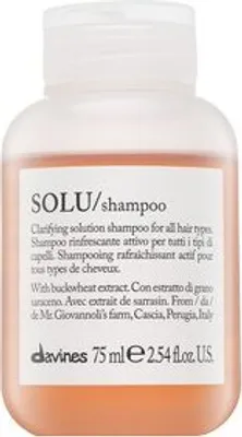 Produktbild von Davines Solu Shampoo, 75 ml, Shampoo, Frauen, Alle Haare, Klärend, Glanz, Weichmachend, Flasche