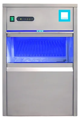 Produktbild von HASPOL H-100K Eiswürfelbereiter 100 kg/24 h, Vorratsbehälter 55 kg, Edelstahl, R290, 700 W, 230 V