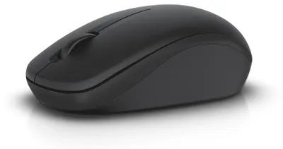Produktbild von DELL WM126 Wireless-Maus (schwarz), Beidhändig, Optisch, RF Wireless, 1000 DPI, Schwarz