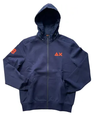 Produktbild von Hoodie mit Reißverschluss und Kapuze Blau