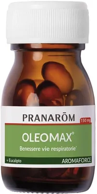 Immagine prodotto di Pranarom Oleomax Benessere Vie Respiratorie 15 Capsule