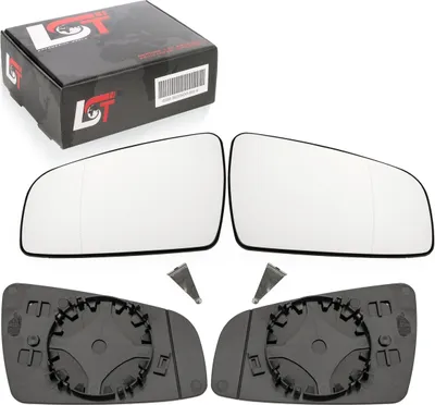 Produktbild von 2x Außenspiegel Spiegelglas asphärisch links rechts Set für Opel Zafira B 05-08