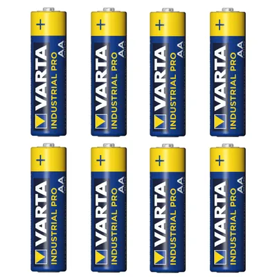 Immagine prodotto di 8x R-06 LR6 AA 1,5V Batteria alcalina Varta Industrial 4006