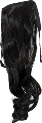 Produktbild von WIG ME UP Haarteil Schwarz, wellig, Bändchen, YZF-TC18-2