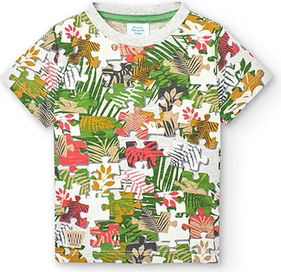 Produktbild von Boboli 328036 Kurzarm-t-shirt Mehrfarbig 12 Months Junge Mehrfarbig 12 Months