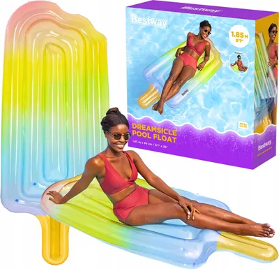 Image de Matelas gonflable pour la natation, la plage, au-dessus de l'eau, pour la piscine, la glace, le grand ponton